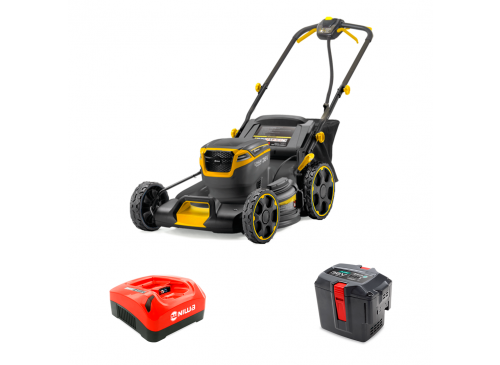 kit Cortacésped Niwa 36V BCPW-900 + Cargador Niwa 36V BLW-036 + Batería Niwa 36V 4Ah BBW-364
