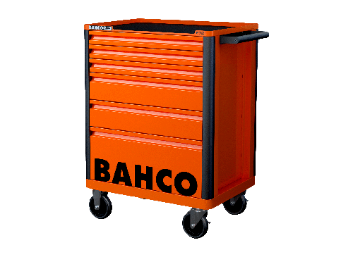 Carro De 26 Con 6 Cajones Naranja Medidas 693Mm X 510Mm X 955Mm Bahco