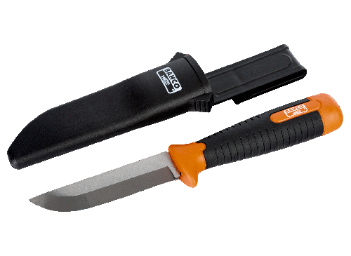 Cuchillo Formon De Alta Resistencia Con Hoja Curva Y Mango De Goma De 25Mm  12 Piezas Caja  Bahco