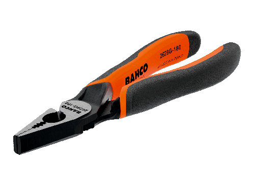 Pinzas Universales Ergo Con Mango De 2 Componentes Y Acabado Fosfatado 180Mm En Empaque Industrial  Bahco