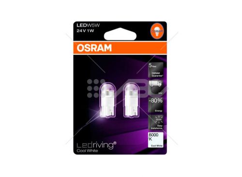 Led 24V-1W-Wb5W Dp 2824CW Osram