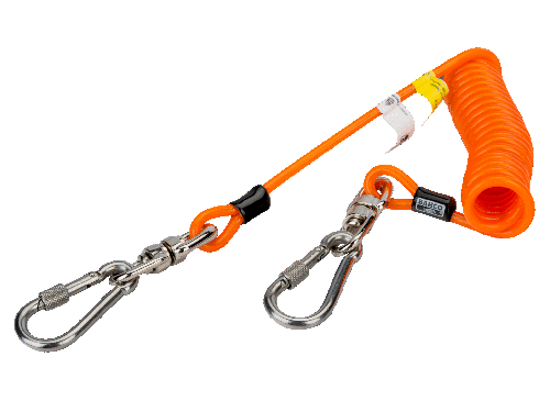 Cuerda En Espiral Con Mosqueton 3 Kg 1.7 M  Bahco