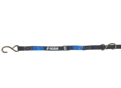 Cinta amarre Fema 25mm x 4mt - con traba - 250kg