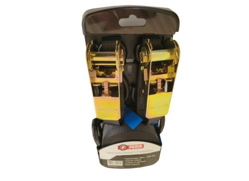 Cinta amarre Fema 25mm x 9mt - con crique - 800kg