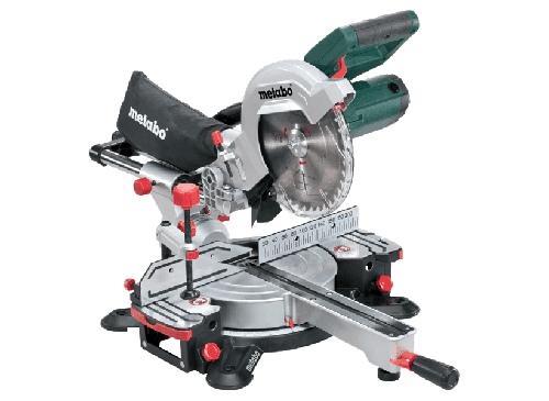 Sierra Ingletadora 8 1/2" Telescópica Metabo KGS216M