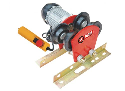 Carro Traslación Eléctrico 1000 Kg 16Mt/Min 500W Ruedas