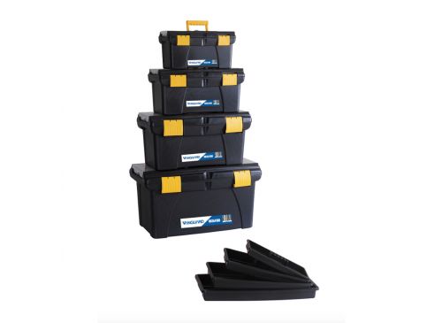 Kit 4 Cajas de Herramientas Plástico Vanguard