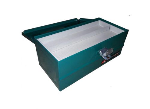 Caja de Herramientas Chapa Reforzada 375x180x150 mm Con Bandeja