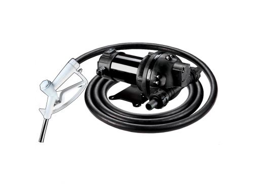 Kit Electrobomba Manguera y Pistola Apto Químicos 12v