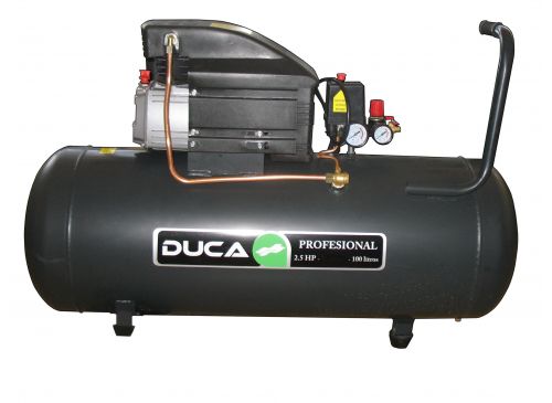 Compresor Duca Pro 2,5HP X 100Lt. 220V. C/Ruedas