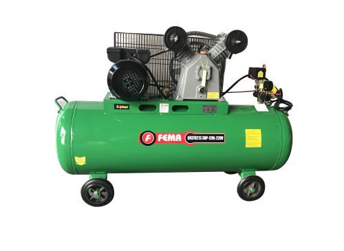 Compresor Aire Fema Correa 120 Litros 3 Hp 220v