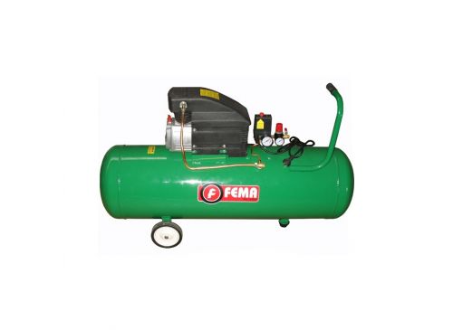 Compresor Fema 2,5HP X 120Lt. 220V. C/Ruedas