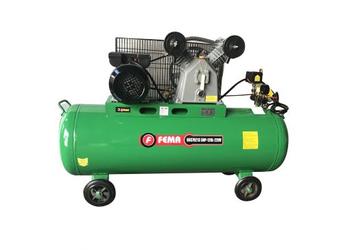 Compresor Aire Fema Correa 120 Litros 3 Hp Trifásico