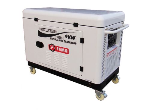 Generador Gas Natural Fema-14000 9kw 220v Insonorizado