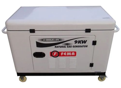 Generador Gas Natural Fema-14000 9kw 380v Insonorizado