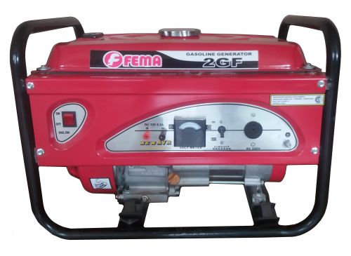 Generador Fema Rojo 2600-2.5 Kva- 6.5HP- Ohv -220V. 