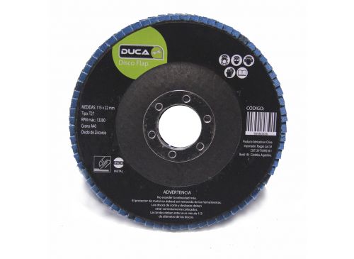 Disco Flap 115 x 22,2 Zirconio Grano 40 T27 Caja 25 Unidades 