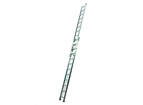 Escalera Extensible Aluminio 20 Peldaños 3,14/5,28 Mt 150 Kg