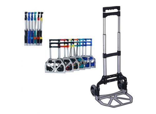 Carro Plegable Zorra Carretilla Aluminio 2 Ruedas 60kg 45x25x95 Fema