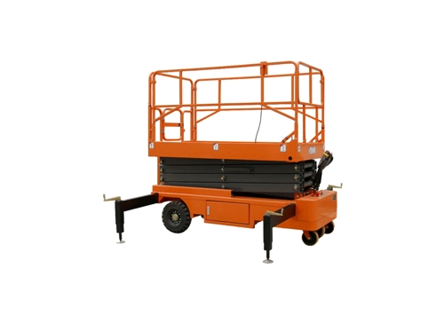 Plataforma Tijera Eléctrica 500 Kg - Altura 12 Mt - Rueda Motriz