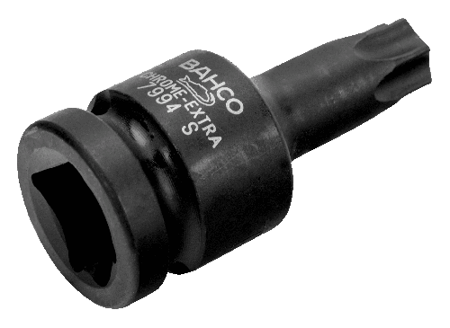 Bocallaves De Impacto Cuadro De 1/2 Para Tornillos De Cabeza Torxr T30 Acabado De Fosfato  Bahco
