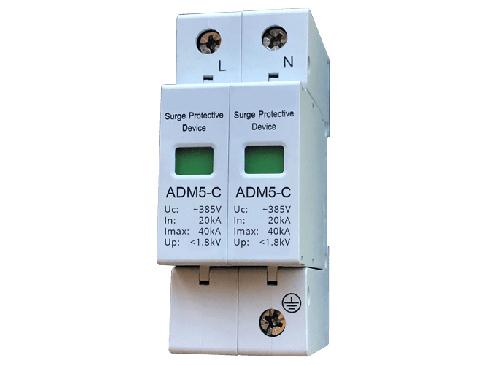 Protector de Descargas Atmosféricas AC 385VAC 1P+N 40KA
