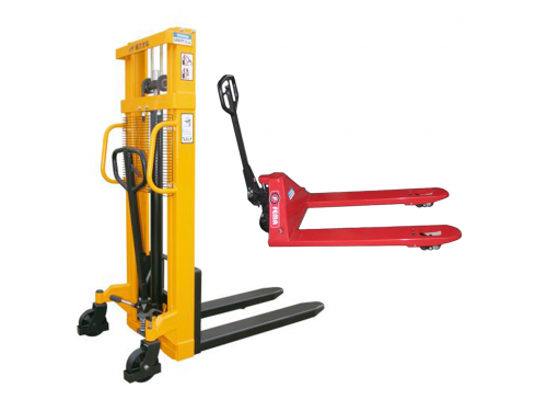 Promo Apilador Manual Fema 1500 Kg 3 Mts + Zorra Transpalet Manual 2000 Kg