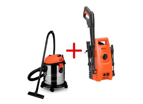 Combo Aspiradora Fema 20Lts 1200w + Hidrolavadora Niwa 1400w