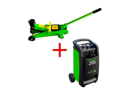 Combo Cargador Arrancador Duca + Crique Carro 2Tn