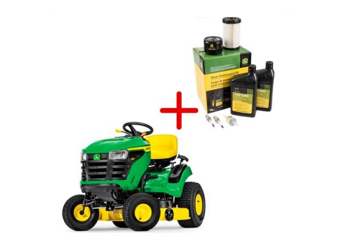Combo Tractor Cortacesped John Deere S100 + Kit Mantenimiento