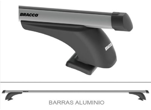 Juego Barras De Aluminio Oval Largo 103 Cm Bracco