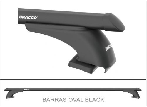 Juego De Barras Oval De 111 Cm Con Agujeros Fijacion Bracco