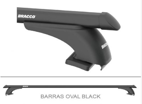 Juego De Barras Oval De 117 Cm Con Agujeros Fijacion Bracco