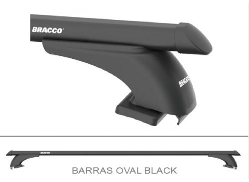 Juego De Barras Oval De 125 Cm Con Agujeros Fijacion Bracco