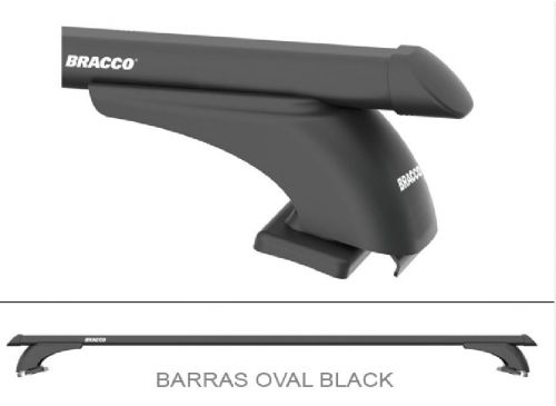 Juego De Barras Oval De 125 Cm Con Agujeros Fijacion Bracco