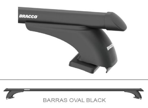 Juego De Barras Oval De 139 Cm Con Agujeros Fijacion Bracco