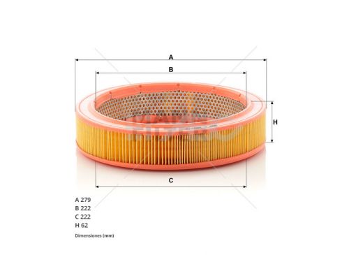 Filtro Aire Gac/Car. (Ue5) C28522 Mann