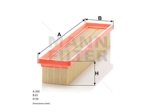 Filtro Aire Renault Clio Ii (Ue10) C3366 Mann