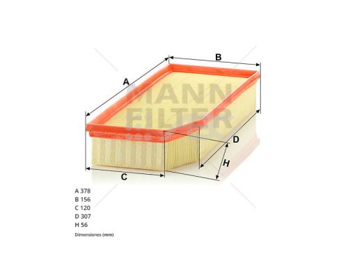 Filtro Aire Mb E320, E270,E220(Ue1) C38145 Mann