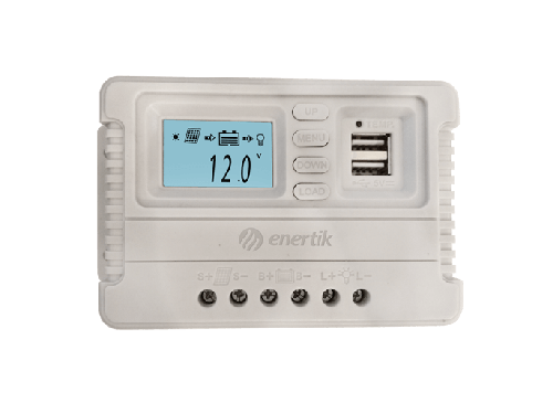 Regulador Solar PWM con USB y Display 60A - 12V/24V