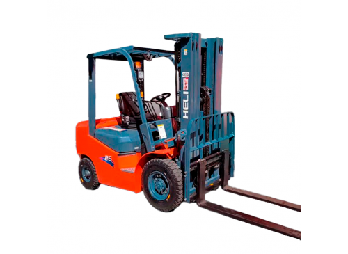 Autoelevador Diesel HELI CPCD25 K2 | 2500kg - Torre Triple – 4.7 Mts