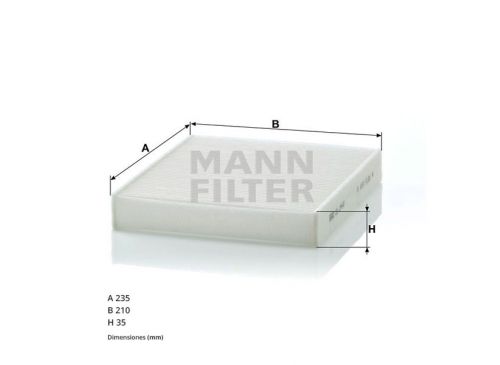 Filtro Habitaculo Ford Focus 1.8 Tdci Ue5 CU2440 Mann