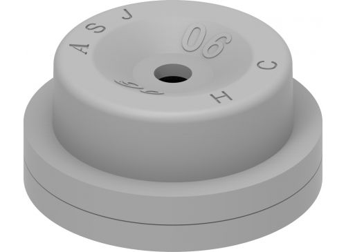 Cono Hueco Polimero 80° Gris HC06