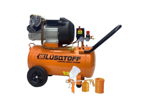 Compresor de Aire 50 Lts - 3.5 Hp - Con Kit Lusqtoff